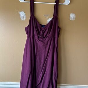 Burgundy Women's Dress